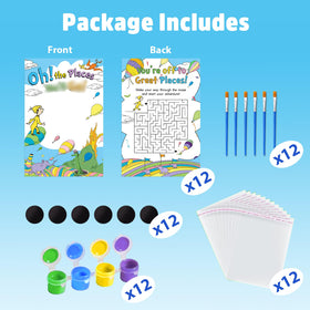Higzyovn Oh the Places You Go backdrop decor complements graduation themes