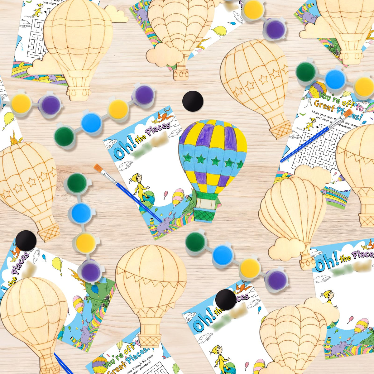 Higzyovn Oh the Places You Go graduation party favors for guests