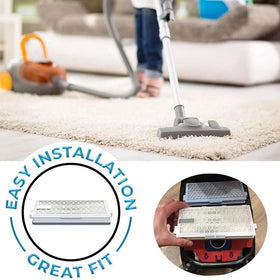 HIHEPA AirClean SF-HA 50 filtration close-up captures fine particles