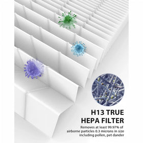 HIHEPA AirClean SF-HA 50 installed in a vacuum shows a secure fit