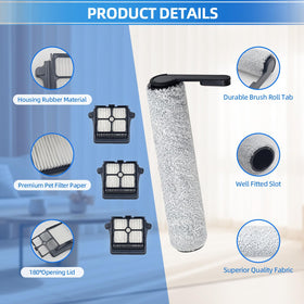 HiHEPA washable roller, reusable and ready for repeated floor cleaning