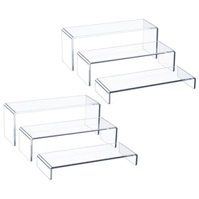 HIIMIEI acrylic display riser small showcases cupcakes with stable 5mm thickness