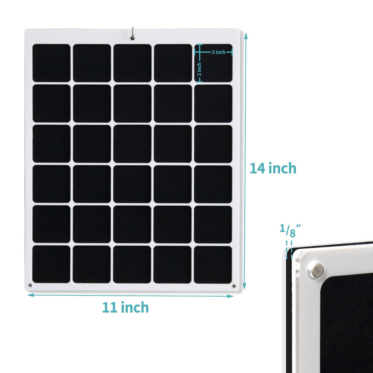 HIIMIEI pin display double-sided design showcasing two display options