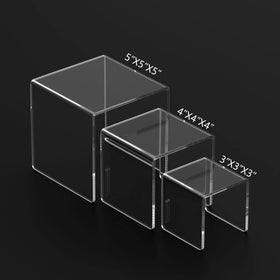 HIIMIEI 3-tier setup showcases items at different heights for dynamic shelf displays