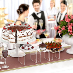 HIIMIEI 5x5x5 inches cube elevates larger pieces for dramatic centerpieces