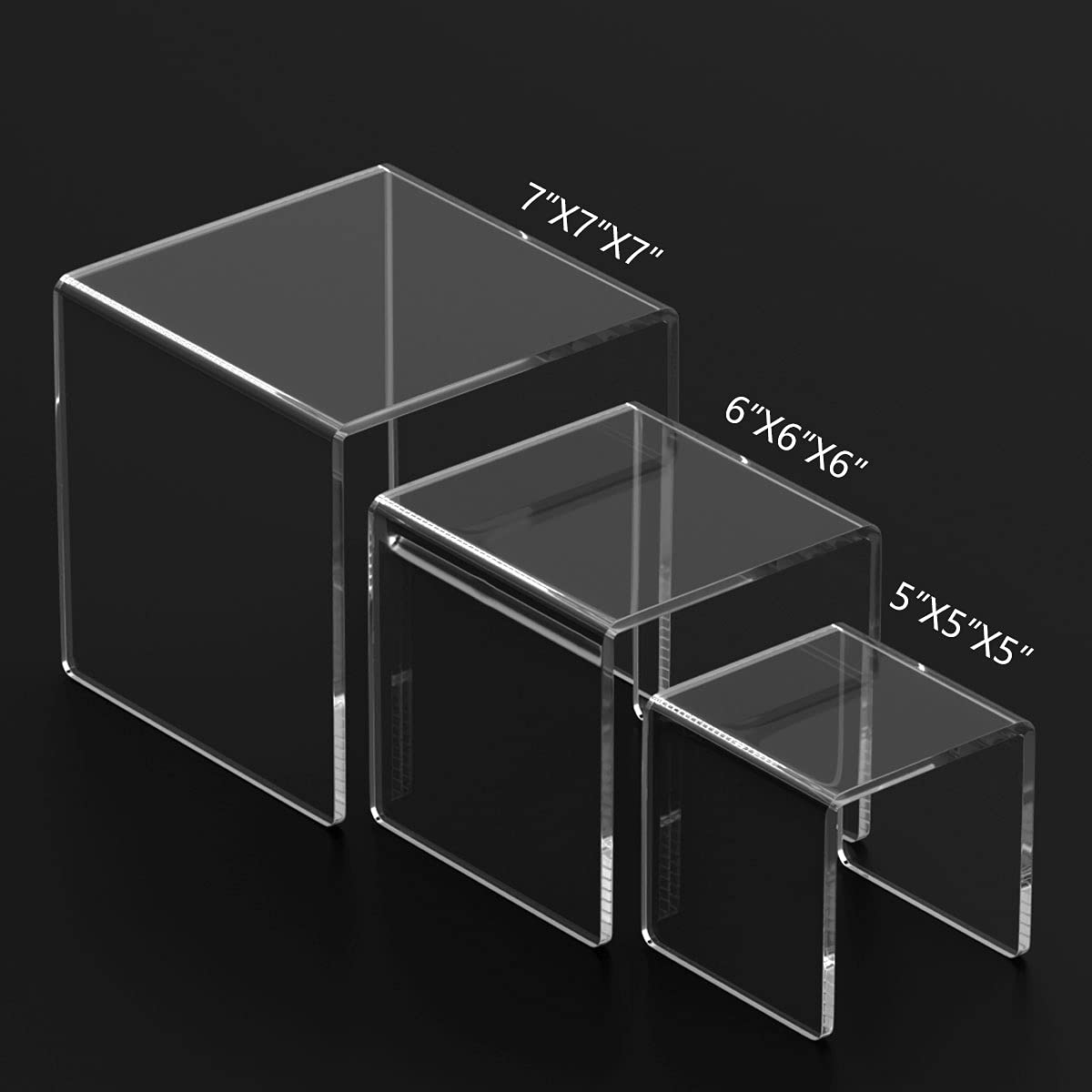 HIIMIEI floating-effect risers highlight figures as if suspended mid-air