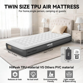 HiiPeak suede surface visible for soft, comfortable sleep