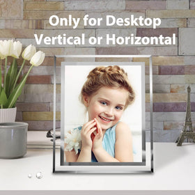 HIKWADERY HD glass 8x10 frame preserves memories with clarity