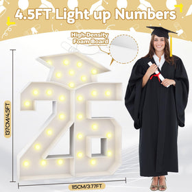 HILAVO 26 light-up numbers glow warmly for class of 2026 celebrations