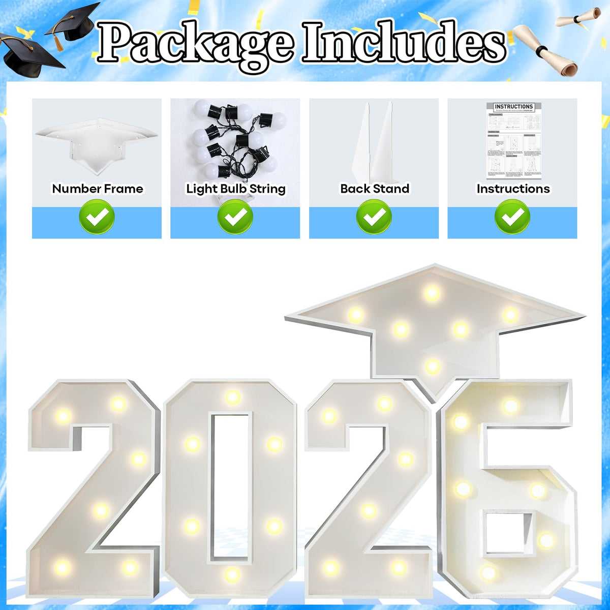 HILAVO large 3ft grad display suitable for indoor or outdoor venues