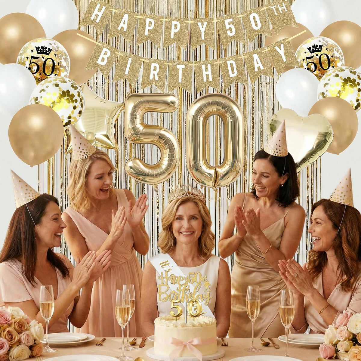 HILAVO cake topper 50 pairs with the candle