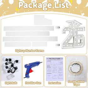 HILAVO DIY kit makes setup quick with included bulbs and glue