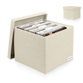 Himake decorative storage box with beige lid for protected memories