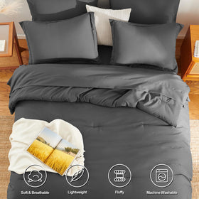 HIMEET comforter stitching detail highlighting durable quilting