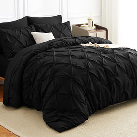 HIMEET king size comforter with pintuck 3D texture for luxury