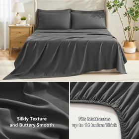 HIMEET Queen Comforter Set all-season design for breathable warmth.