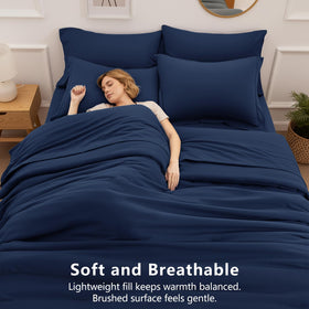 HIMEET fitted sheet elastic corners ensure a secure bed fit