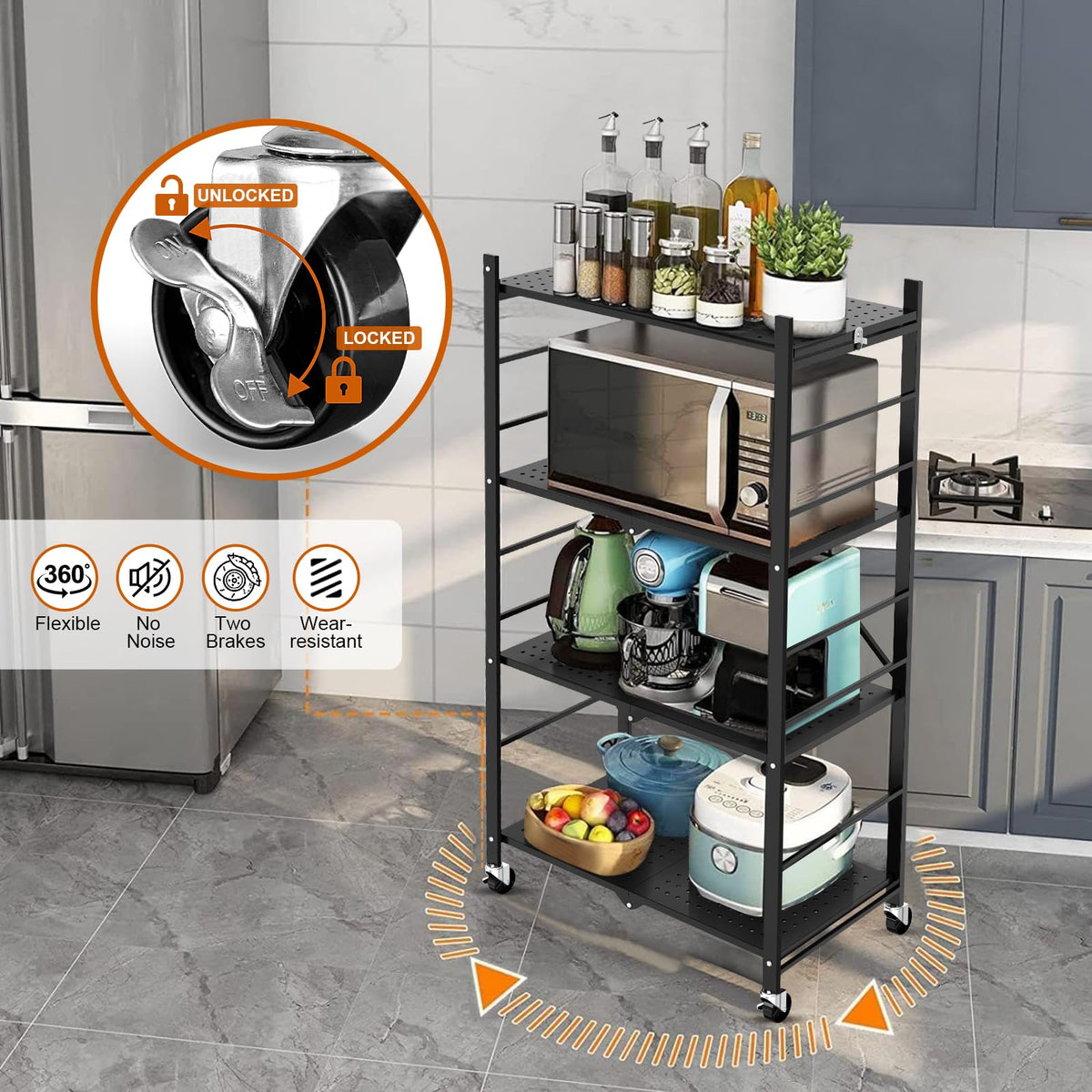 Himix storage shelves with 20 hooks for versatile organization