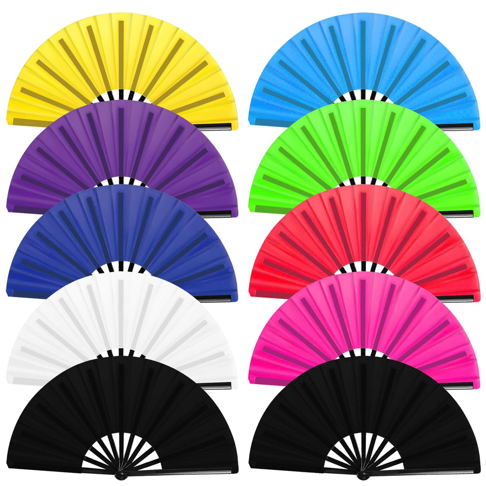 HINGTAI line dance fan in mixed colors for crisp snaps and stage presence.