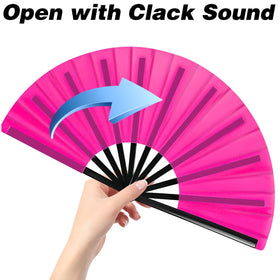 HINGTAI portable fans fit in pockets for on-the-go practice.