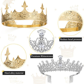 Hinly prom princes crown highlights royal styling at events.