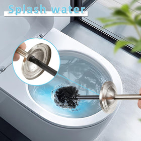 Hioflyme anti-splash handle protects hands during hygienic cleaning sessions.