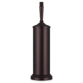 Hioflyme bronze toilet brush in holder for a tidy bathroom