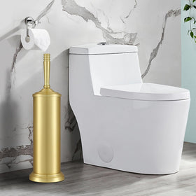 Hioflyme gold finish adds modern elegance to any bathroom decor.