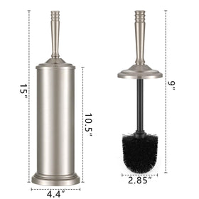 Hioflyme holder keeps brush upright and tidy after use.