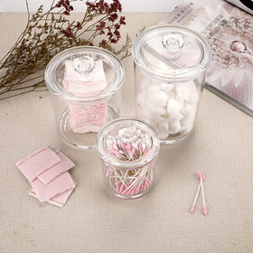 Hipiwe apothecary jars in a gift-ready three-pack display.