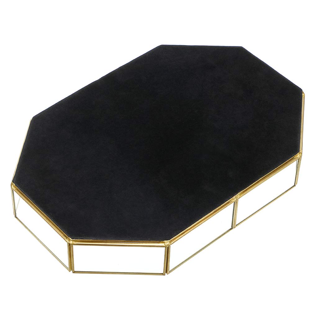 Hipiwe dresser decor tray complements any room with shine
