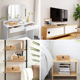 Hipiwe rattan display box highlights natural woven texture