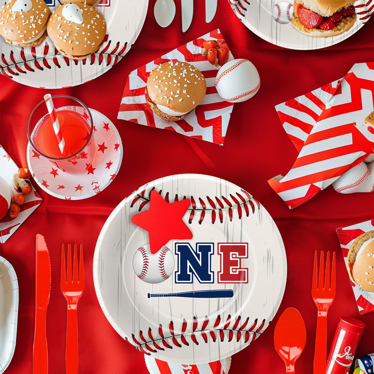 HIPVVILD baseball cutlery set ensures practical dining for little guests