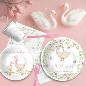 HIPVVILD tablecloth covers the table and ties the look together.
