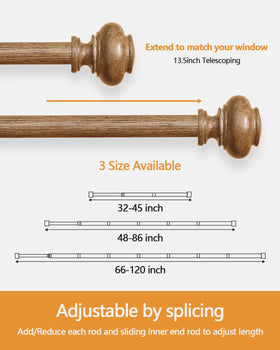 HIQTEK faux wood grain finish close-up adds warm farmhouse charm to any window.