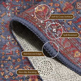 HIRUG soft plush underfoot, ideal for living rooms and bedrooms.