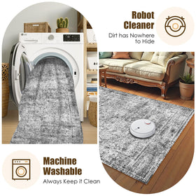 HIRUG low-pile plush underfoot supports kids and pets while staying easy to clean.