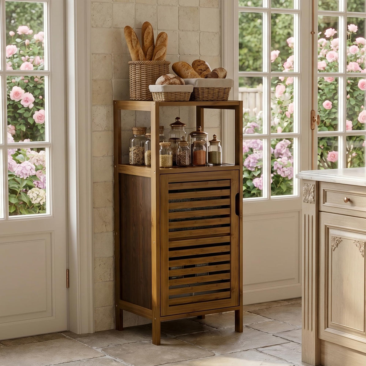 HITNET bathroom cabinet compact slim design that saves space