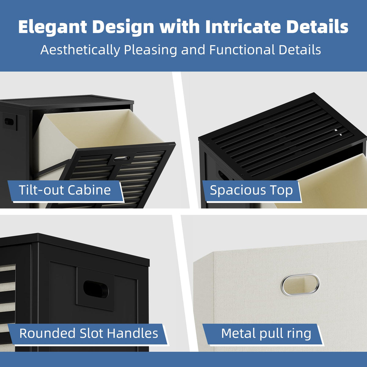 HITNET multipurpose storage unit suited for laundry, bathroom, or compact living spaces.