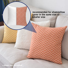 HITO 18x18 pillow insert fits 16x16 and 18x18 covers for versatility