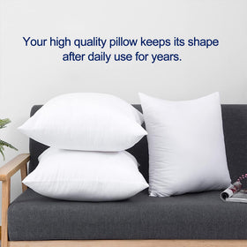 HITO pillow insert on sofa adds decorative versatility