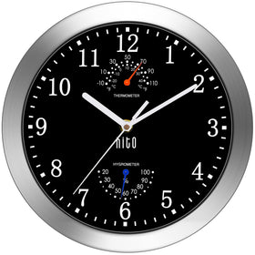 HITO silent wall clock 10inch overview for quiet timekeeping in any room.
