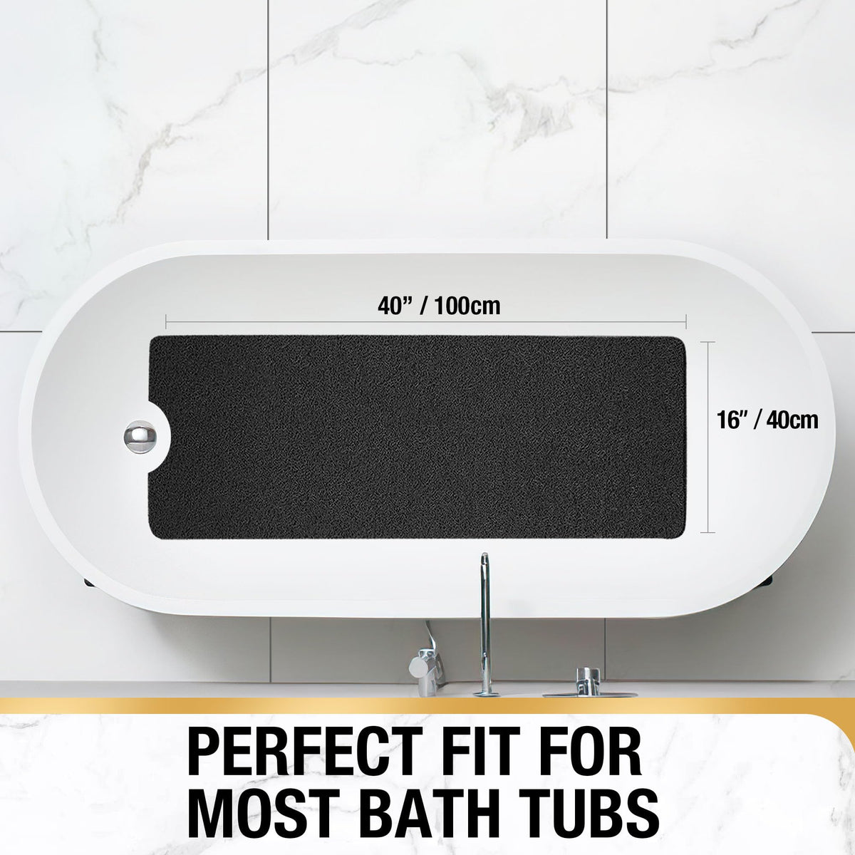 HITSLAM bath mat demonstrates quick-dry drainage with efficient holes.