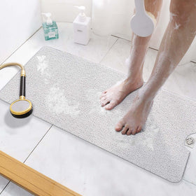 HITSLAM easy-clean drainage area demonstrating quick rinse and air-dry capability.