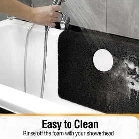 Easy to clean and quick-drying for daily bathroom freshness.