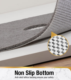 Hitslam shower mat central drain hole promoting quick drainage