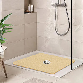 HITSLAM mat with hollow loop surface and lattice bottom aiding drainage