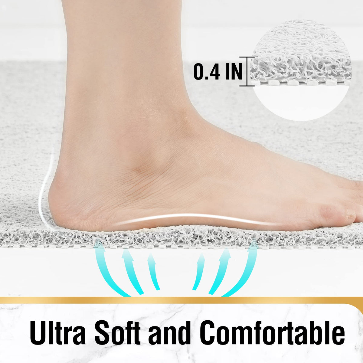 HITSLAM soft PVC material close-up showcasing comfortable cushioning and skin-friendly touches.