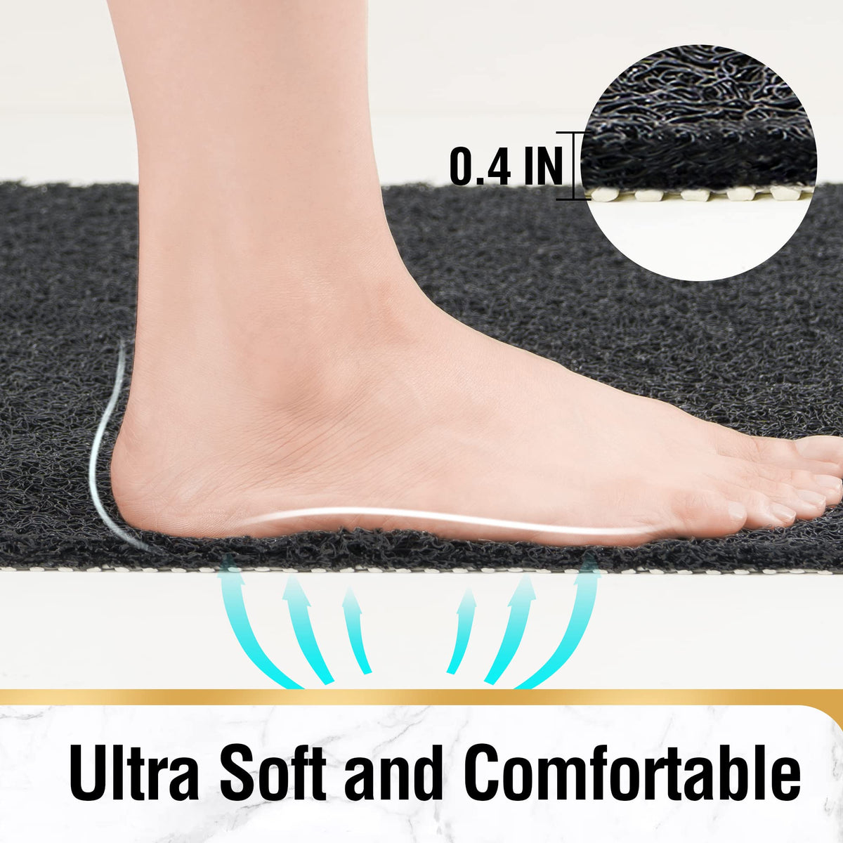 HITSLAM suction cup-free design stays in place without suction cups.