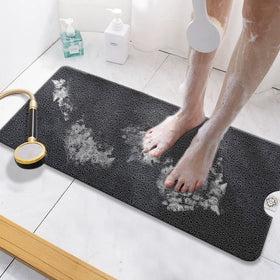 HITSLAM 40x16 inch mat trimmed to fit corner spaces.